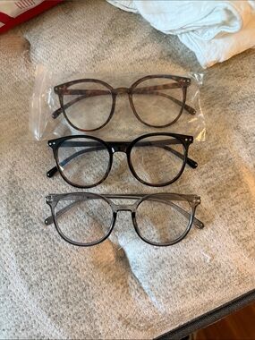 Amazon Women's Glasses Trio - Tortoiseshell, Black, Gray